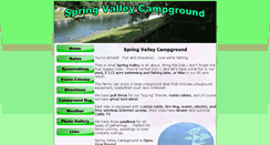 Desktop Screenshot of campspringvalley.com