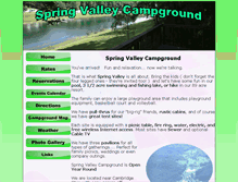 Tablet Screenshot of campspringvalley.com